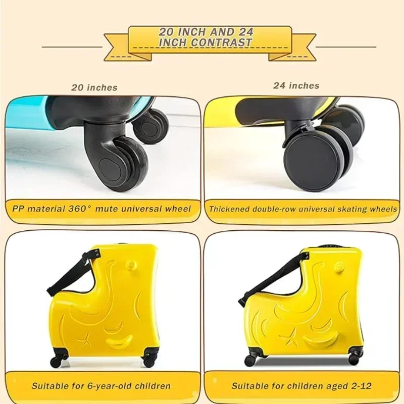 Walizka na kółkach dla dzieci, – Kids Ride On Suitcase Scooter recenzja i cena