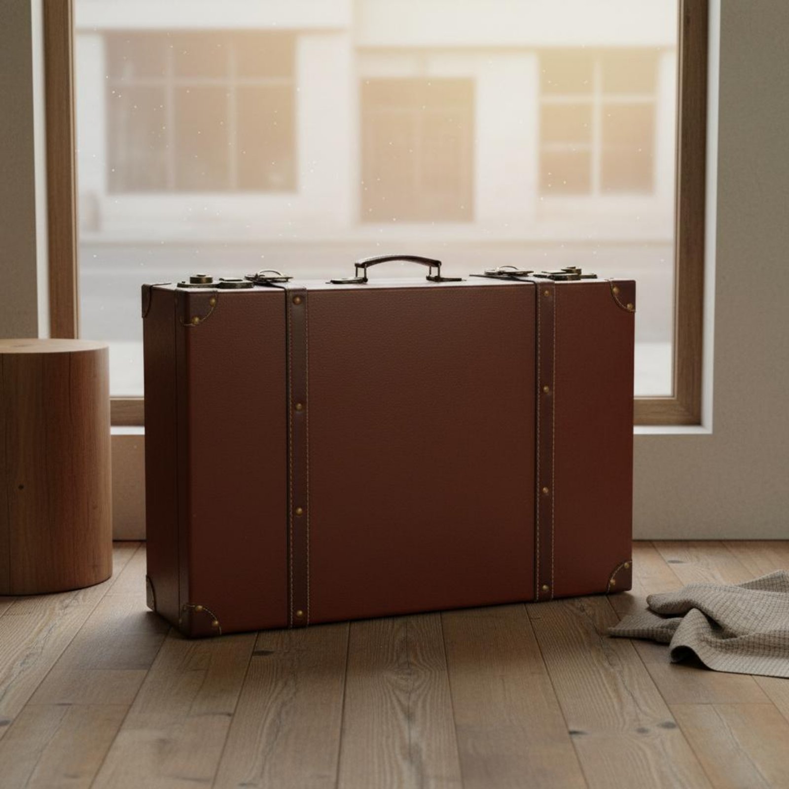 3-częściowy zestaw walizek w s – Retro Vintage Trunk Suitcase recenzja i cena