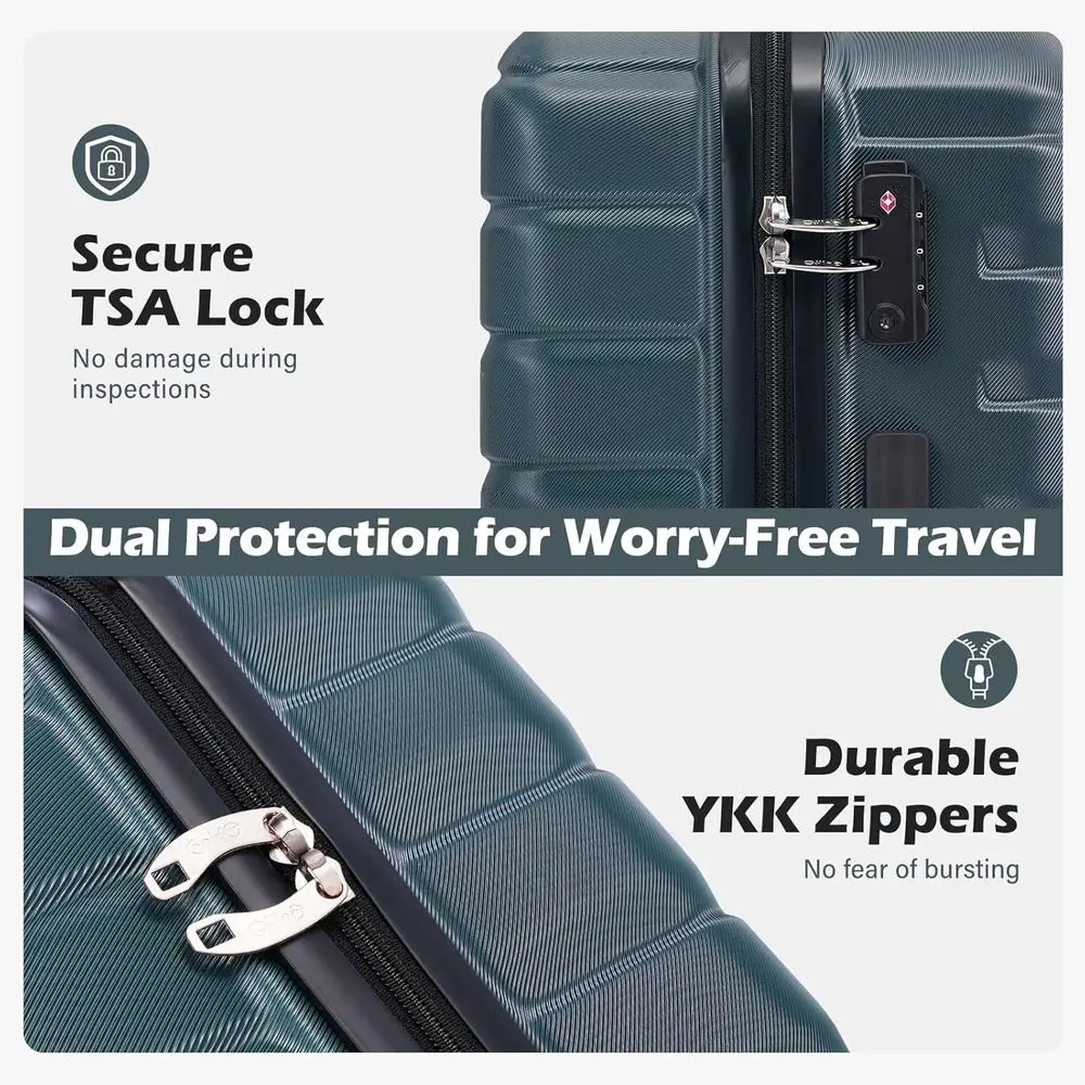 3-częściowy zestaw walizek na  – Expandable Hard Shell Luggage Set recenzja i cena