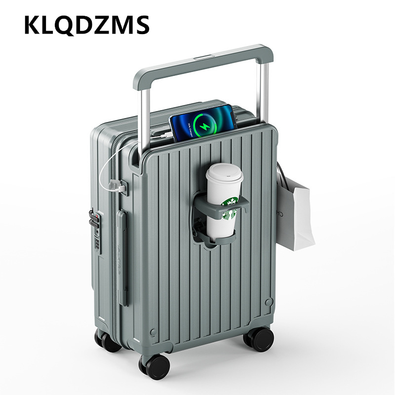 Walizka z funkcją ładowania KL – Front Opening Laptop Luggage 24 Inch recenzja i cena