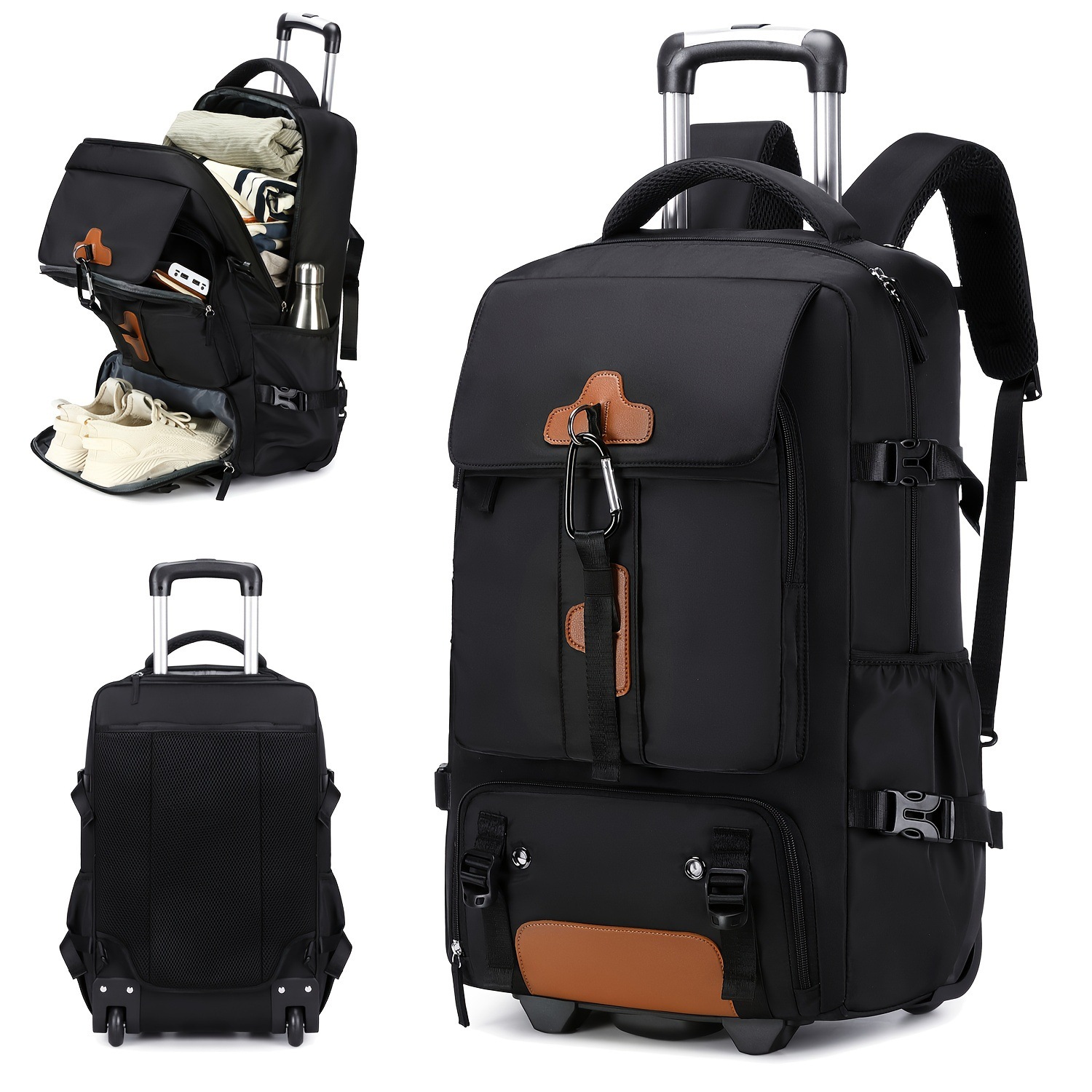 Plecak na kółkach o dużej poje – Foldable Rolling Luggage Bag recenzja i cena
