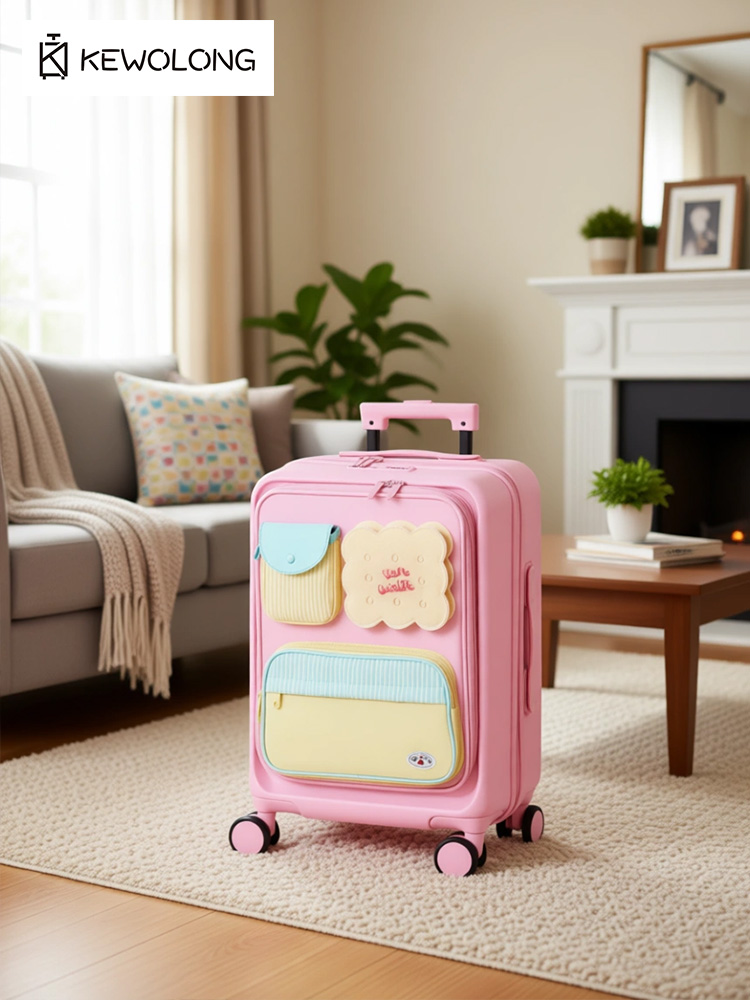 Walizka na kółkach z uroczym w – Spinner Wheel Rolling Suitcase 20 Inch recenzja i cena