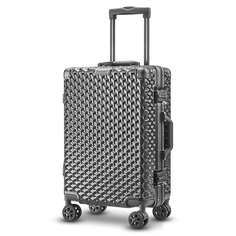Nowa walizka podróżna, skrzynk – Aluminum Frame Carry On Luggage recenzja i cena