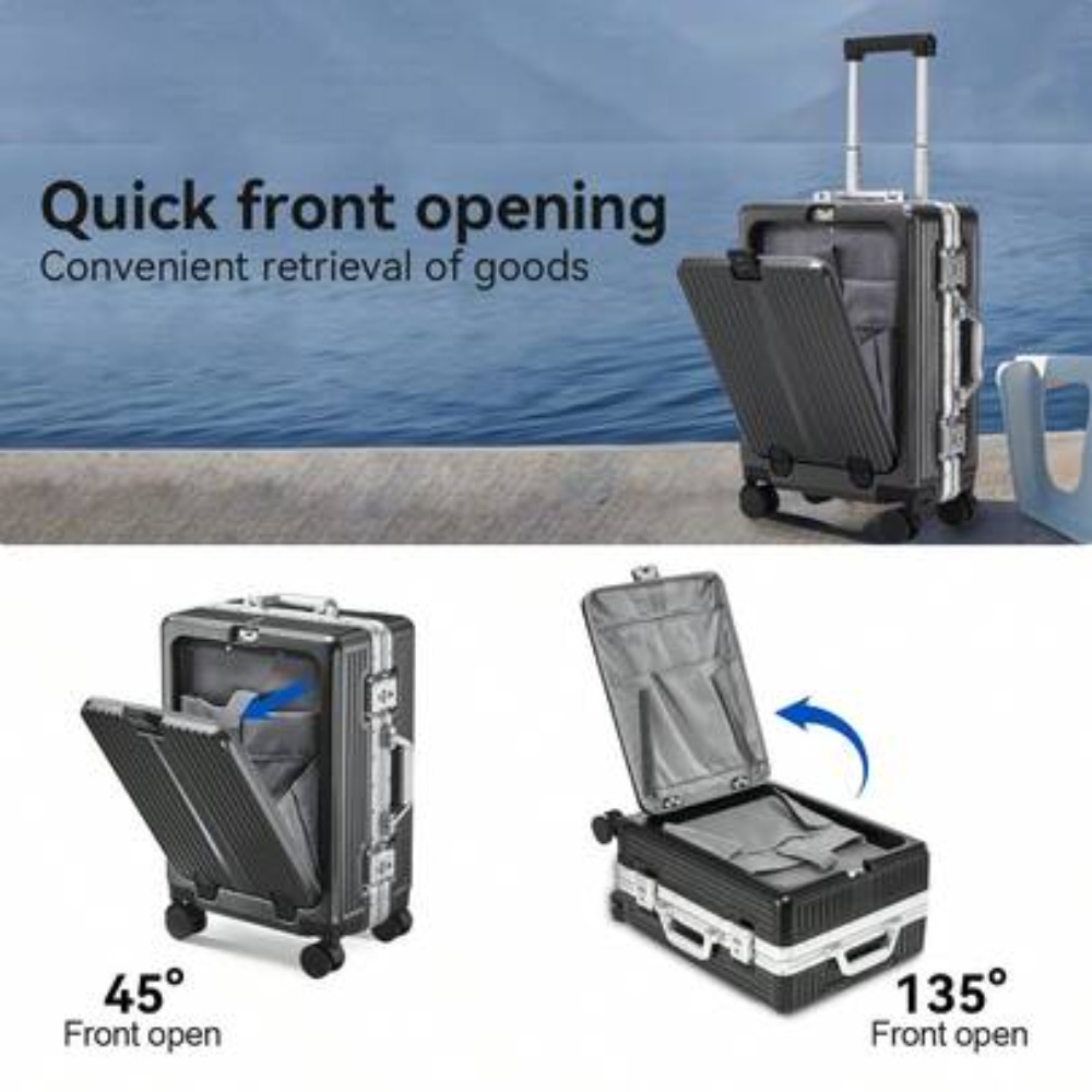 20-calowa walizka podróżna z t – Front Opening Laptop Luggage 24 Inch recenzja i cena