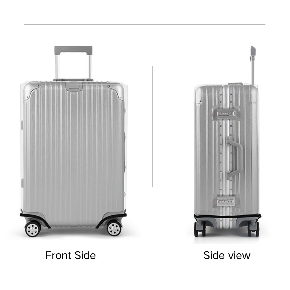 Grubszy, przezroczysty pokrowi – Waterproof Suitcase Cover Protector recenzja i cena