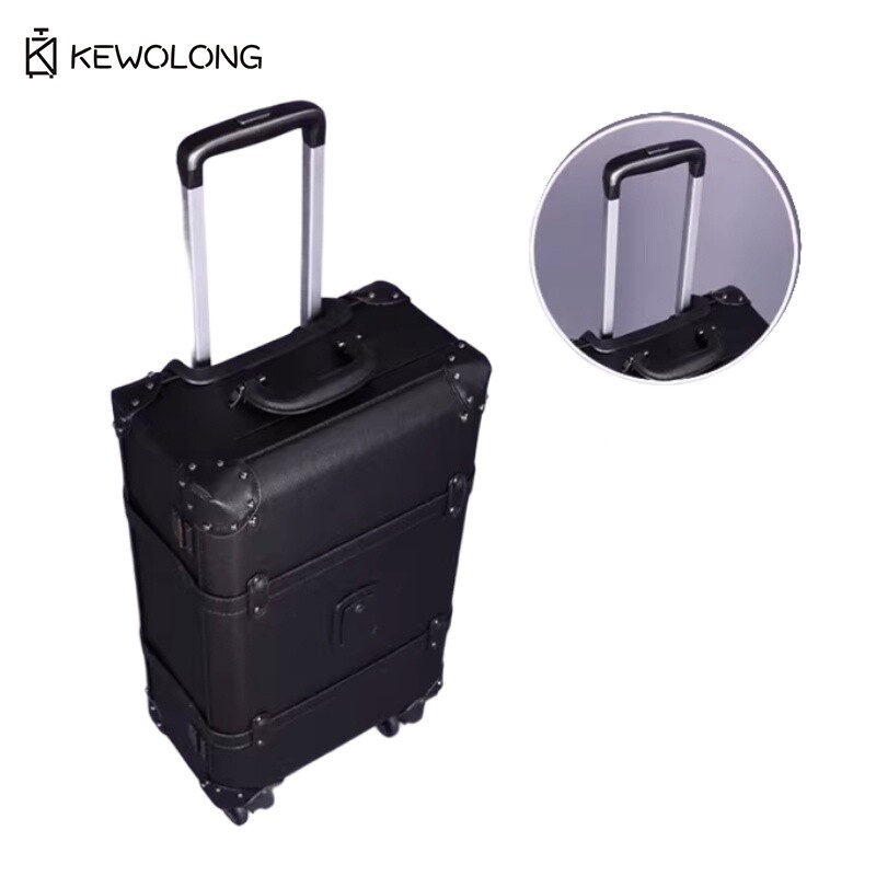 Zestaw walizek vintage 20 24 - – Retro Vintage Trunk Suitcase recenzja i cena