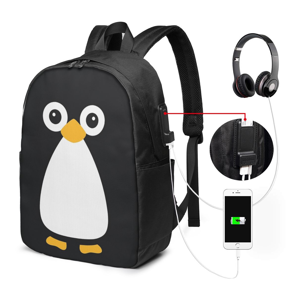 Uroczy wektorowy plecak z ping – Travel Bags recenzja i cena