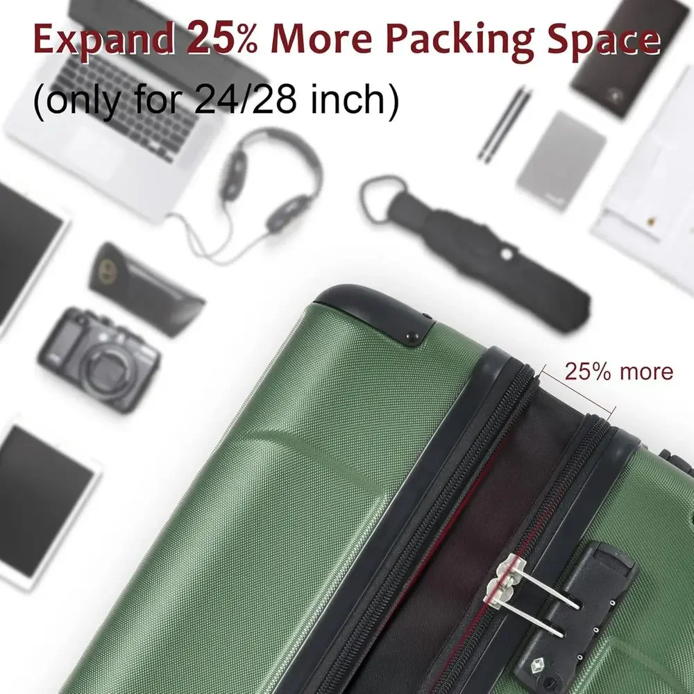 6-częściowy zestaw walizek z t – Expandable Hard Shell Luggage Set recenzja i cena