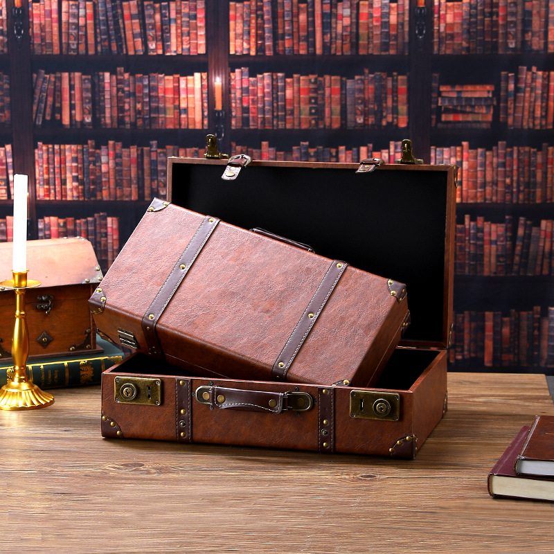 Vintage Drewniana Walizka Wiel – Retro Vintage Trunk Suitcase recenzja i cena