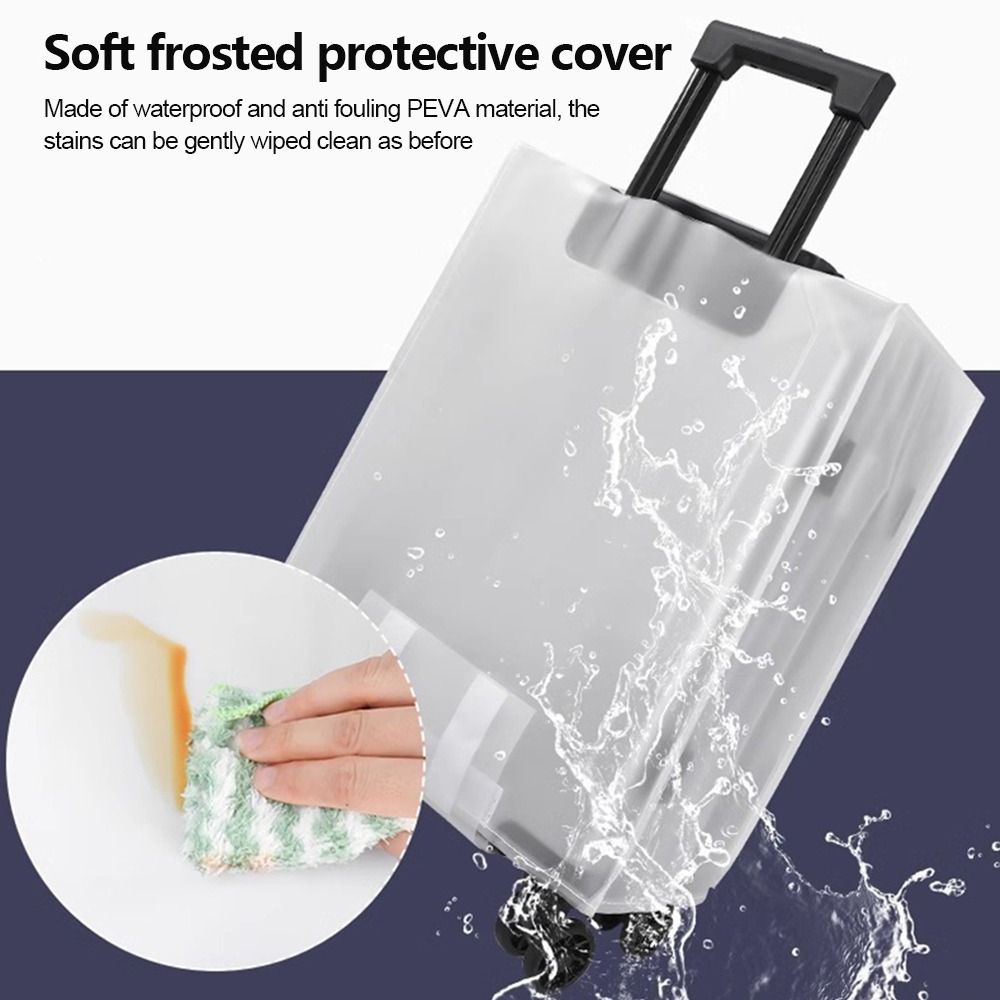Nowa, matowa osłona na bagaż,  – Waterproof Suitcase Cover Protector recenzja i cena