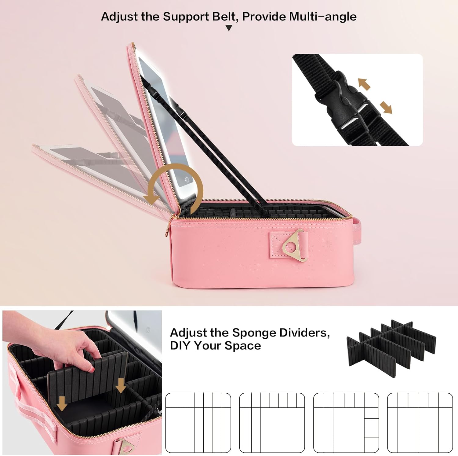 Duża kosmetyczka z lustrem LED – Cosmetic Bags recenzja i cena