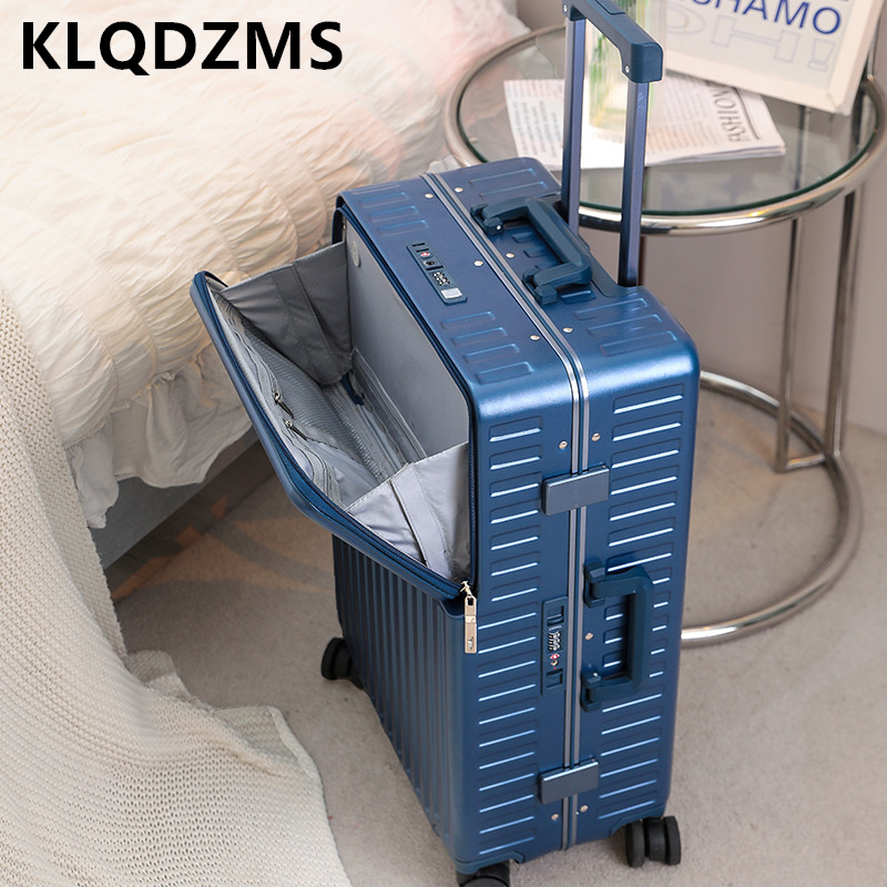 Walizka podręczna KLQDZMS z pr – Front Opening Laptop Luggage 24 Inch recenzja i cena